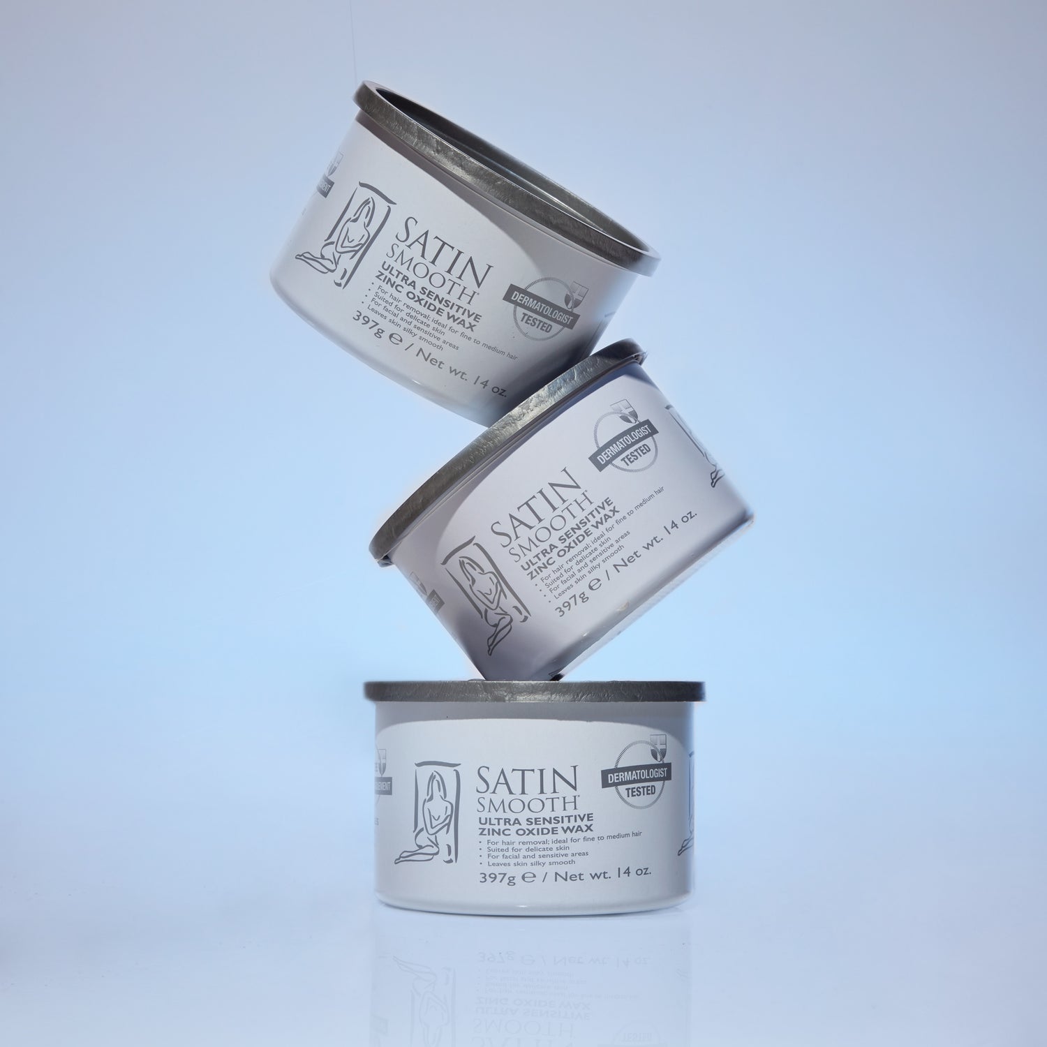 Satin Smooth Zinc Oxide Ultra Sensitive Professional Wax for Sensitive Skin