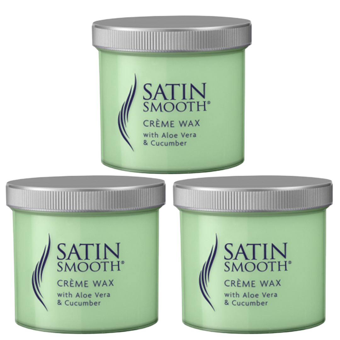 3 For 2 Pack Satin Smooth Crème Wax - Aloe Vera & Cucumber