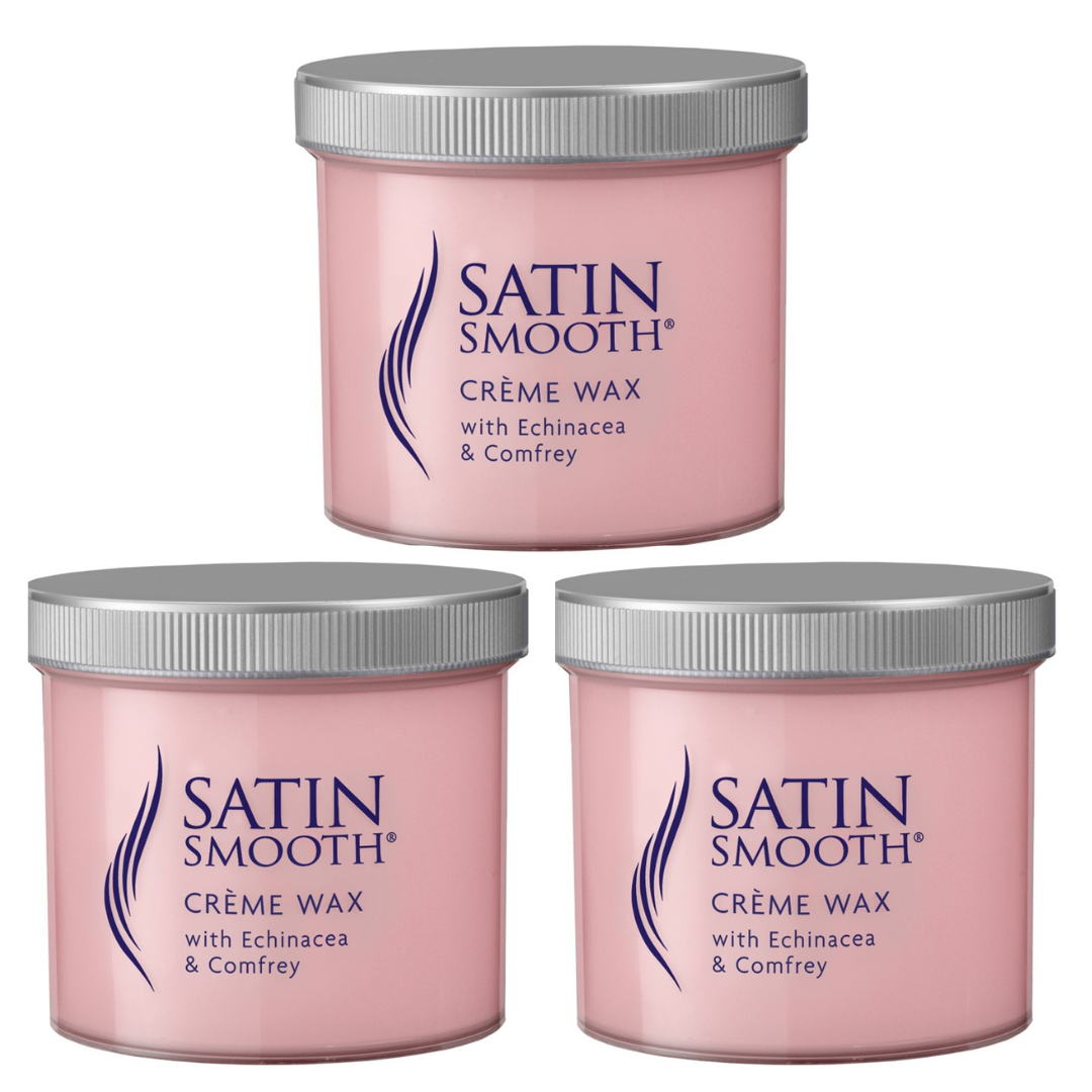 3 for 2 Pack Satin Smooth Crème Wax - Echinacea & Comfrey