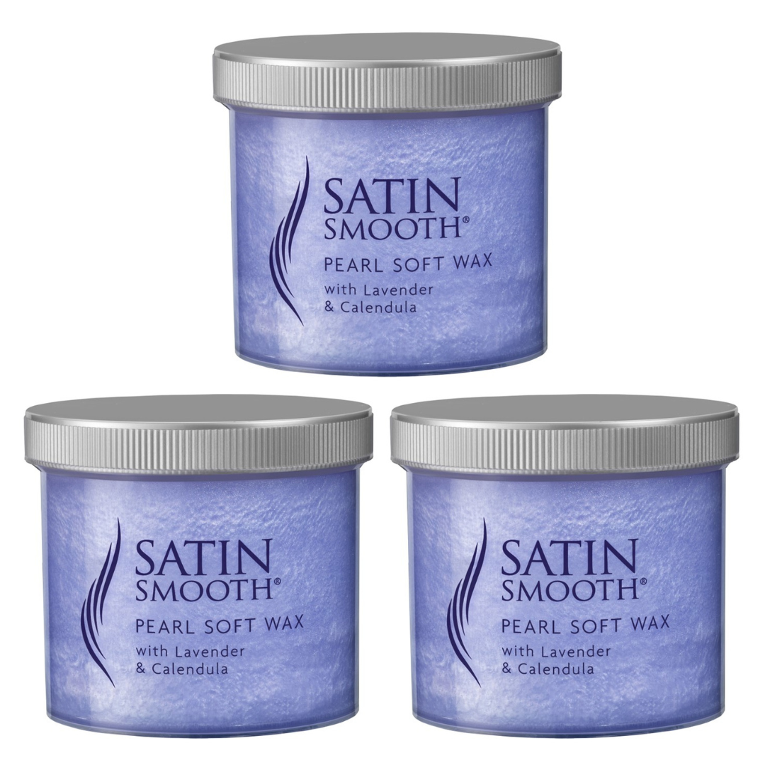 3 For 2 Pack Satin Smooth Pearl Soft Wax - with Lavender & Calandula Oil